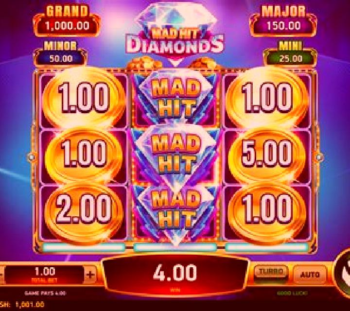 Mad Hit Diamonds Deluxe slot