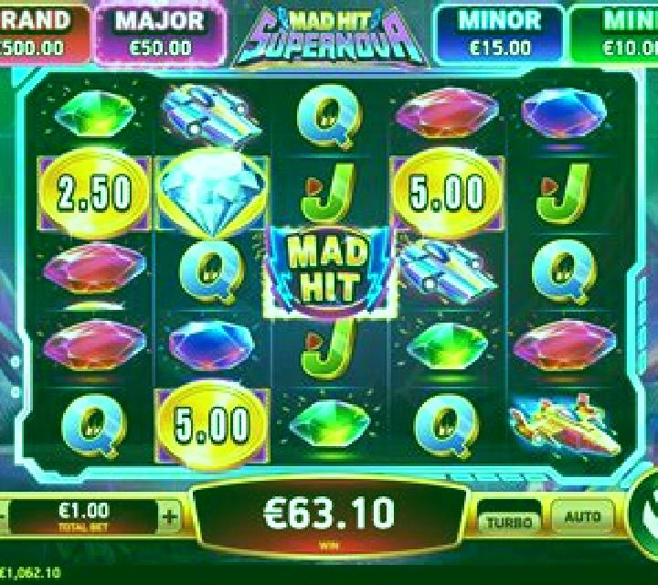 Mad Hit Supernova slot machine