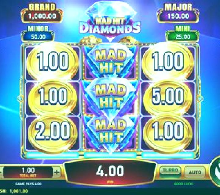 Mad Hit Vegas Diamonds slot game