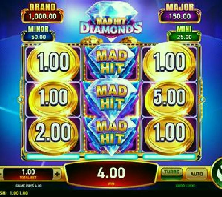 Mad Hit Vegas Diamonds slot