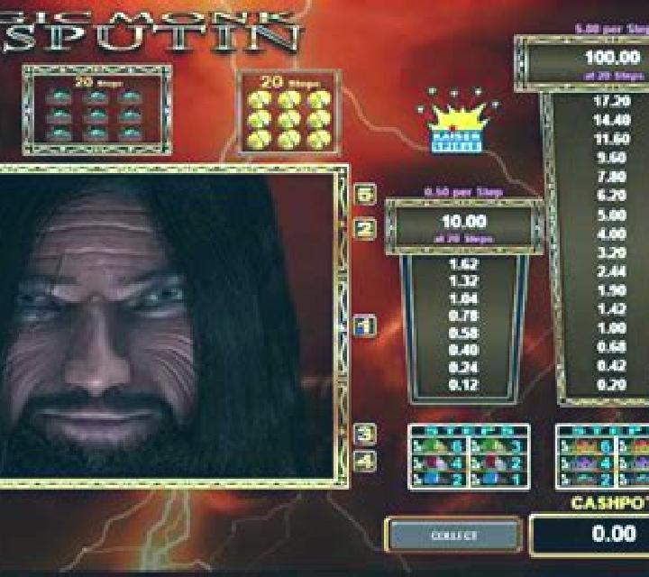Magic monk Rasputin slot