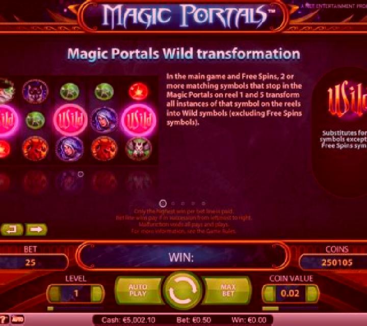 Magic Portals slot game