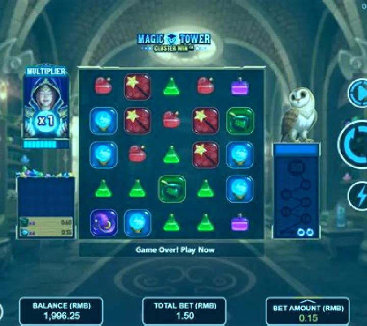 Magic Tower: Cluster Win slot game