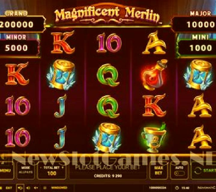 Magnificent Merlin slot game