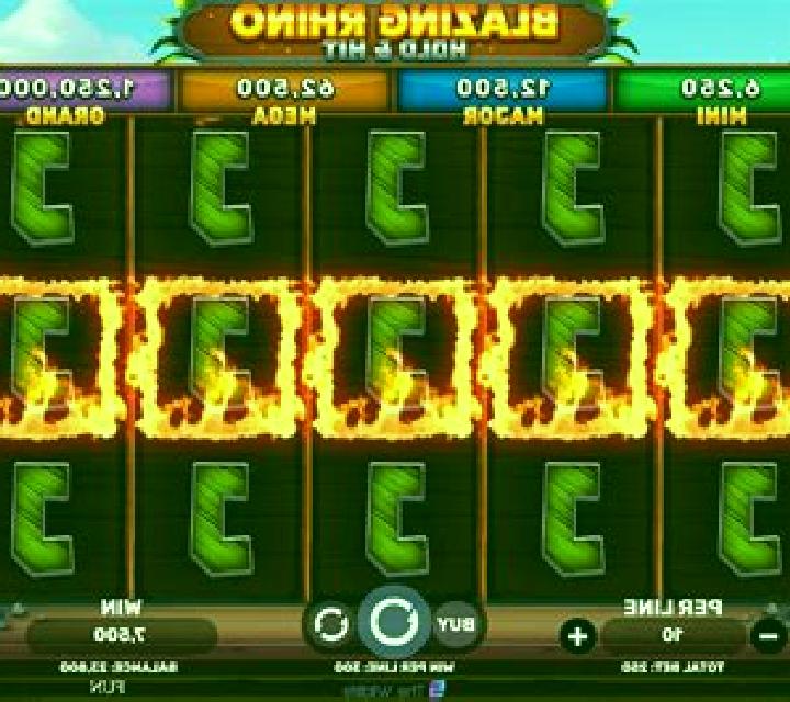 Majestic Blazing Rhino slot machine