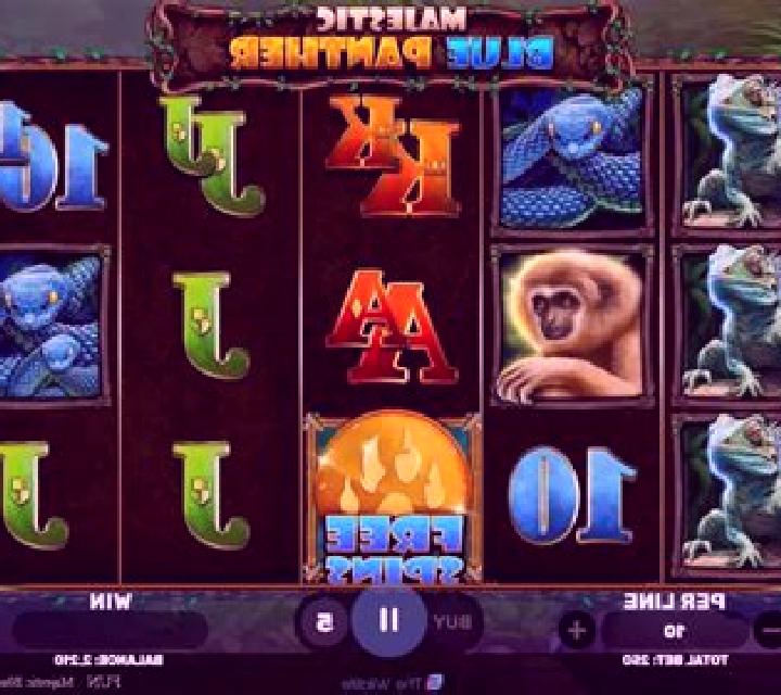 Majestic Blue Panther slot game