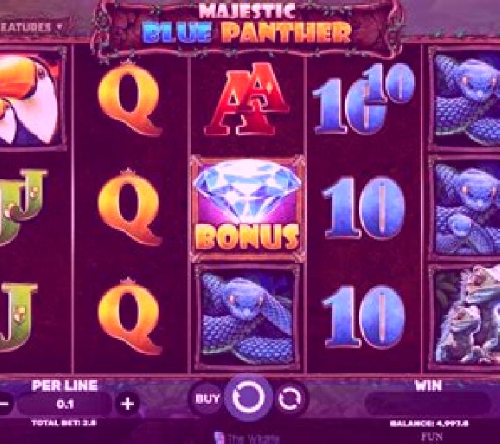 Majestic Blue Panther slot