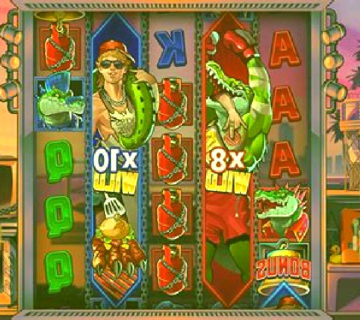 Man vs Gator slot machine
