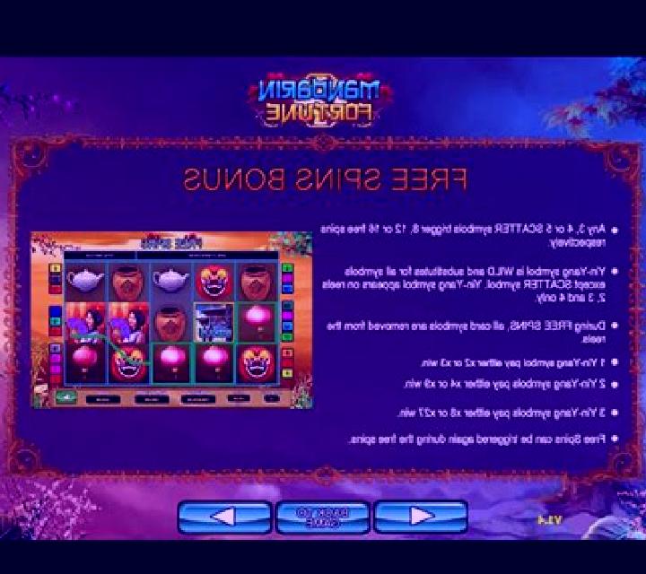 Mandarin fortune slot