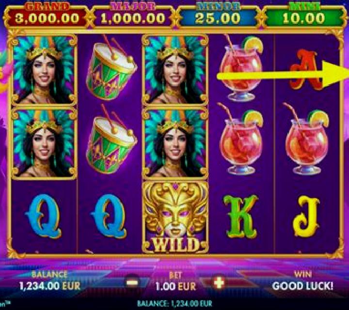 Mardi Gras Queen slot