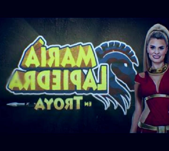 Maria Lapiedra in Troya slot game