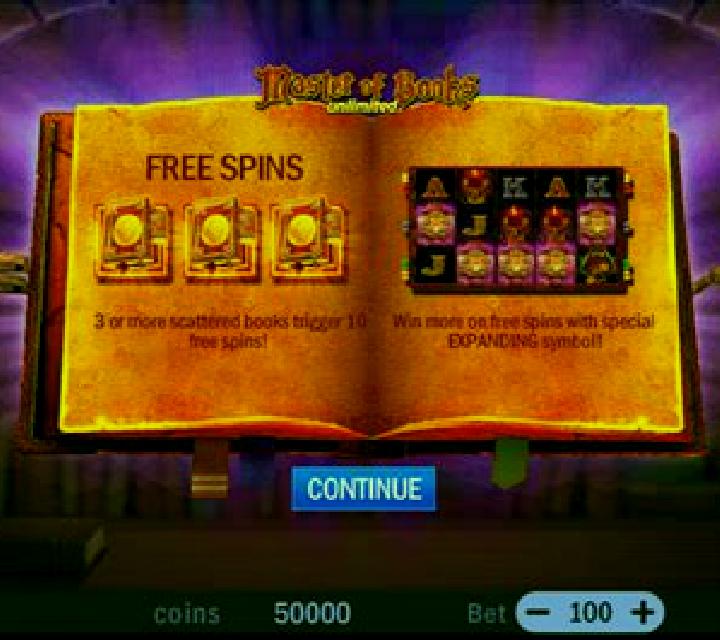 Master of Books slot game