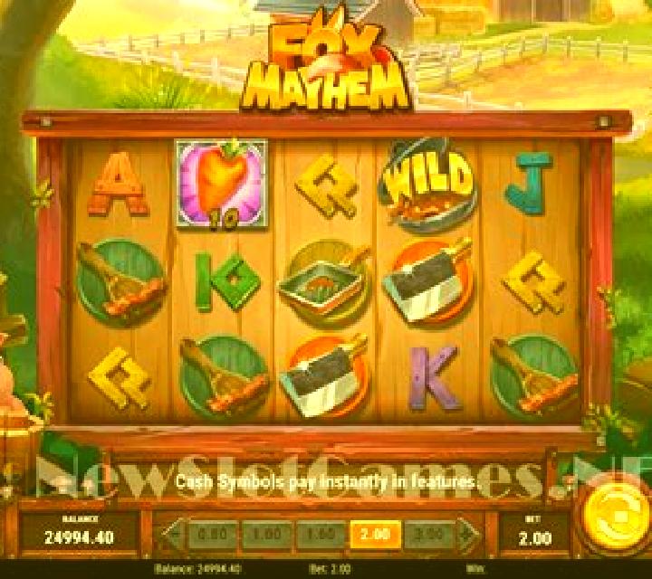 Mayhem slot machine