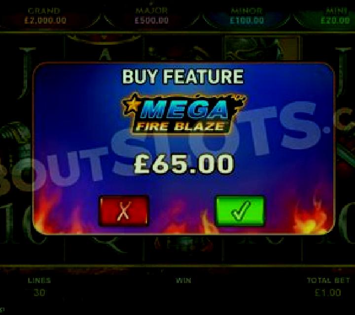 Mega Fire Blaze: Rocky online slot