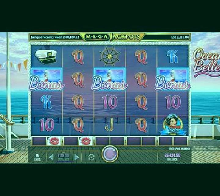 Megajackpots Ocean Belles slot machine