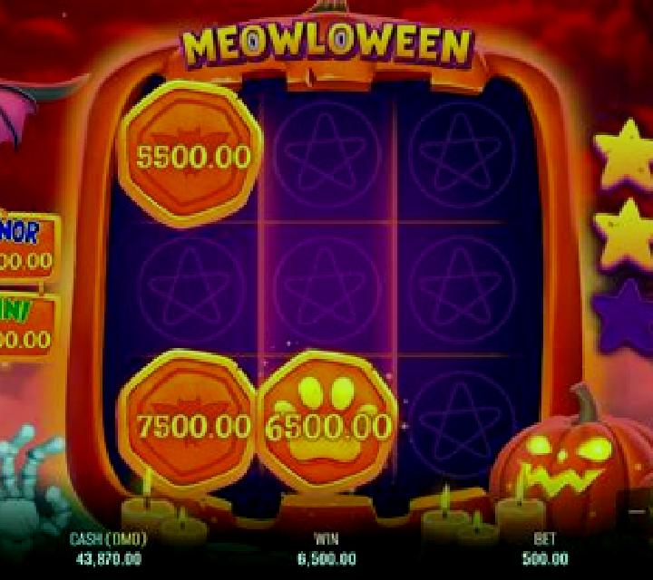 Meowloween slot machine