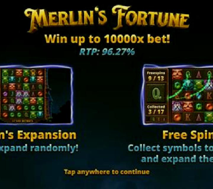 Merlin s Spheres of Fortune slot game