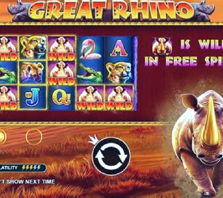 Mighty Rhino slot game
