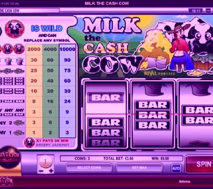 Milk the Cash Cow slot machine