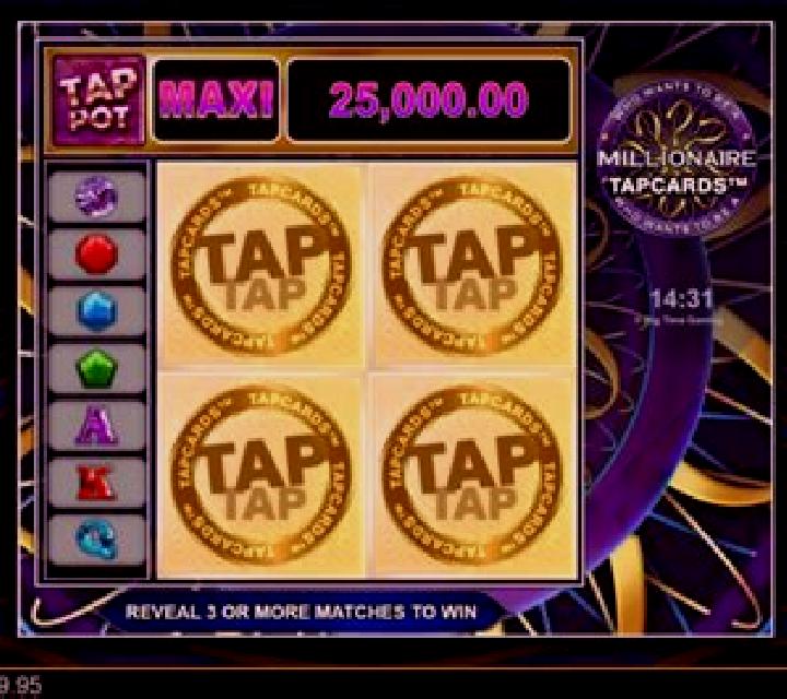 Millionaire Tapcards online slot