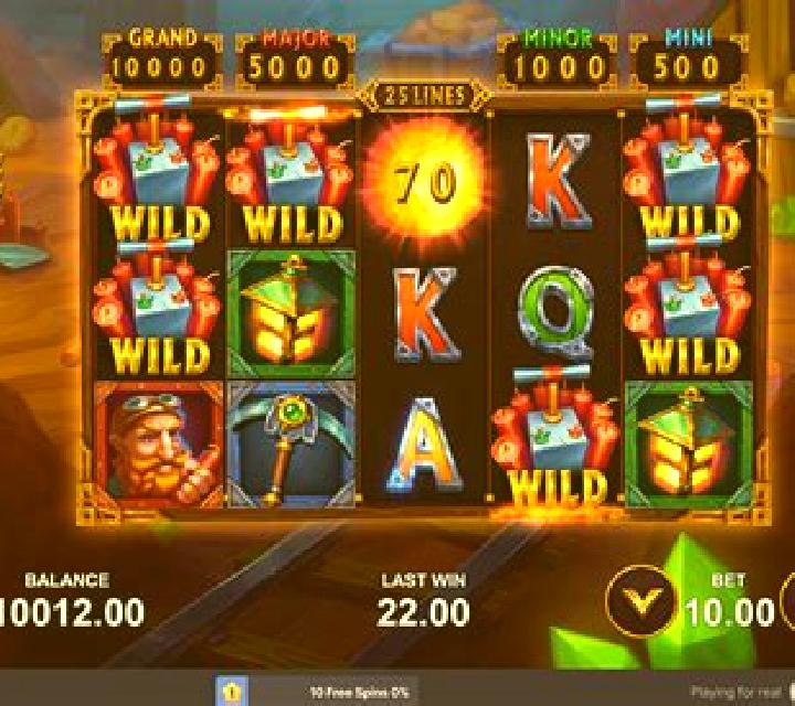 Miner s Fortune slot machine