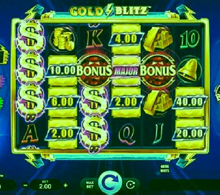 Mining Pots of Gold Express Gold Blitz slot machine