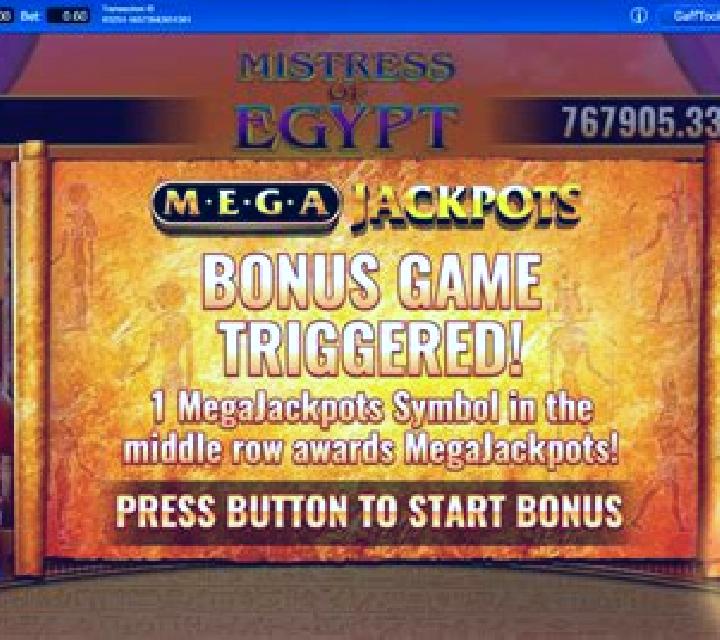 Mistress of Egypt MegaJackpots slot