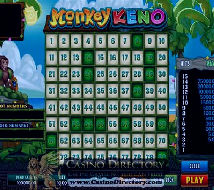 Monkey Keno slot