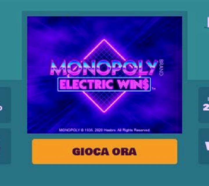 Monopoly Electric Wins slot machine