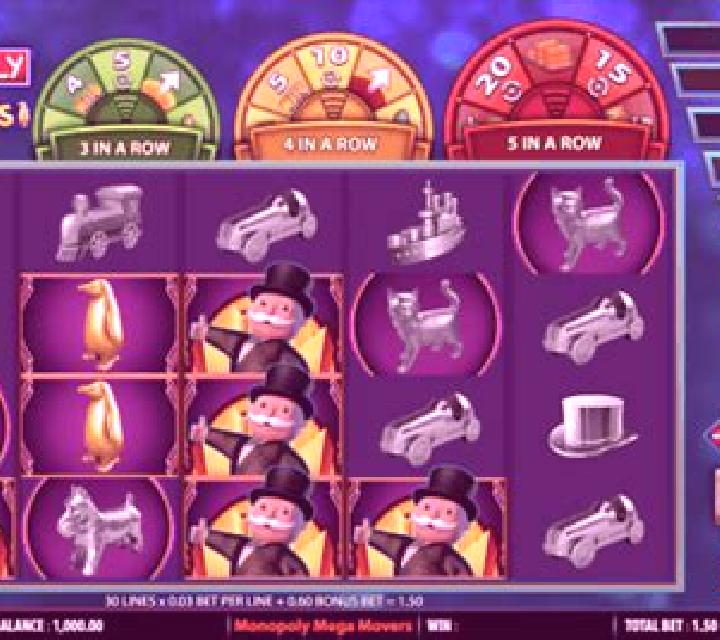 Monopoly Mega Movers slot game