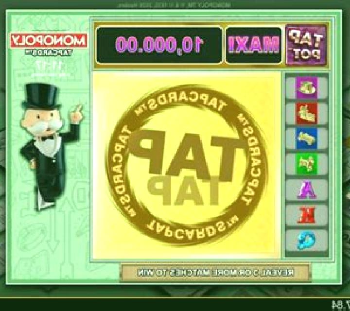 Monopoly Tapcards slot game
