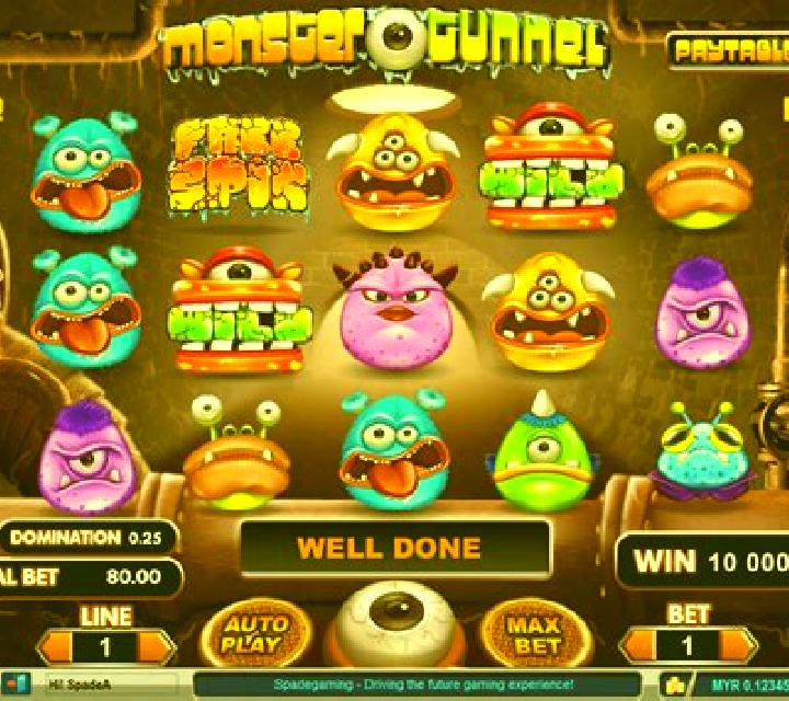 Monster Tunnel slot machine