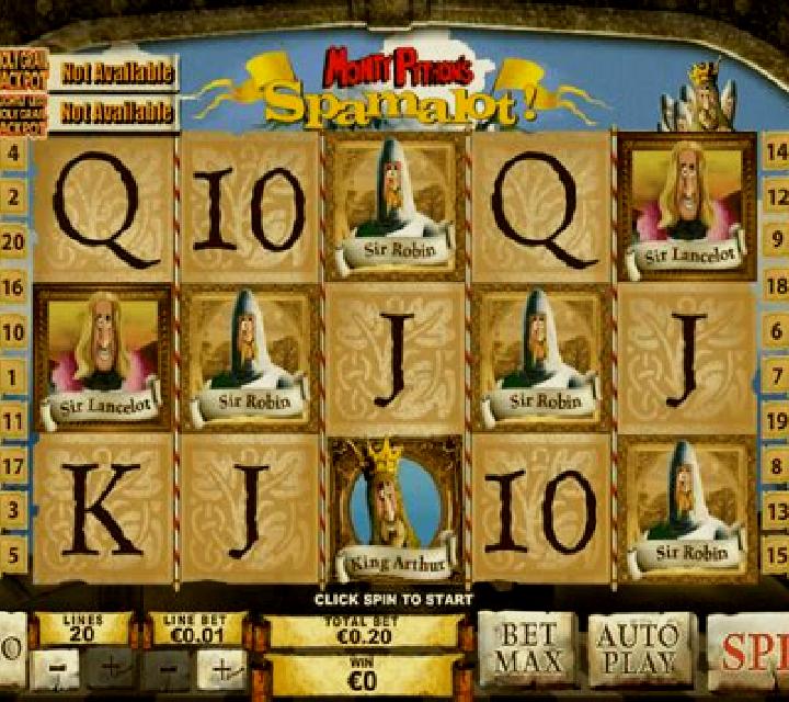 Monty Pythons Spamalot slot