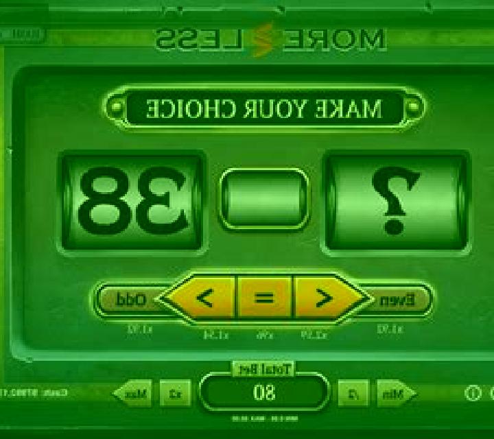 More or Less slot machine