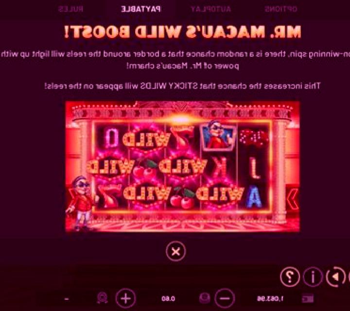 Mr Macau online slot