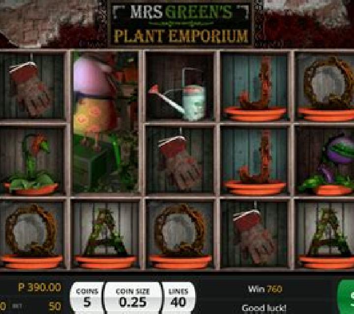 Mrs Green s Plant Emporium slot game