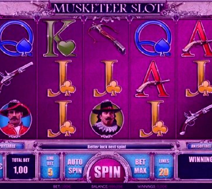 Musketeer slot machine