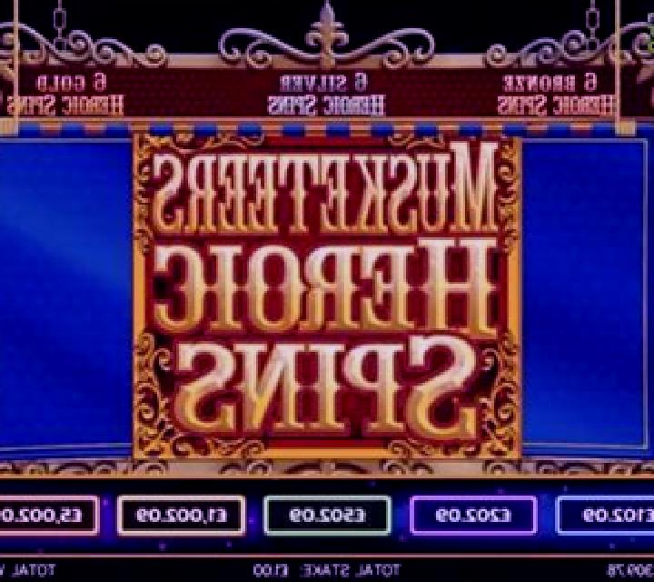 Musketeers Heroic Spins slot machine