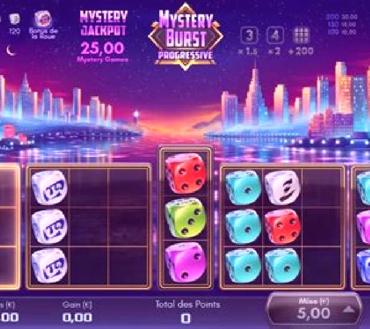 Mystery Burst Progressive Numbers slot game