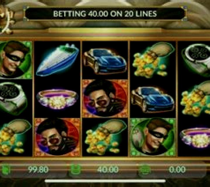 Mystery Heist slot machine