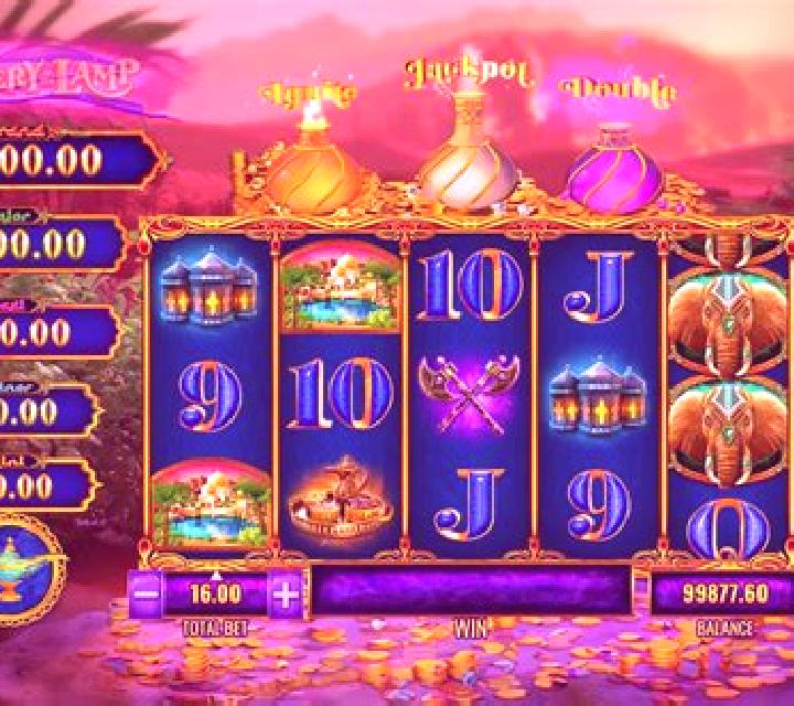 Mystery of the Lamp Desert Veil online slot