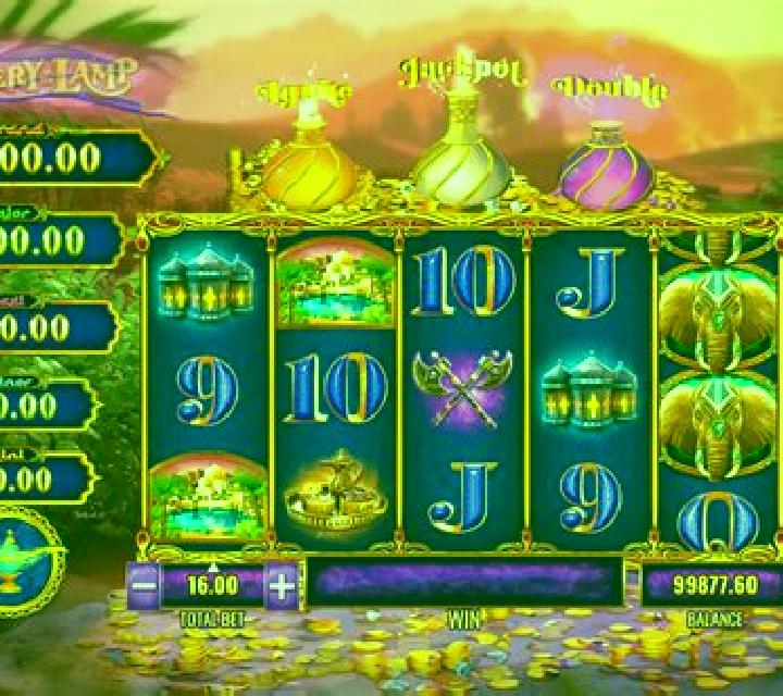 Mystery of the Lamp Enchanted Palace slot game