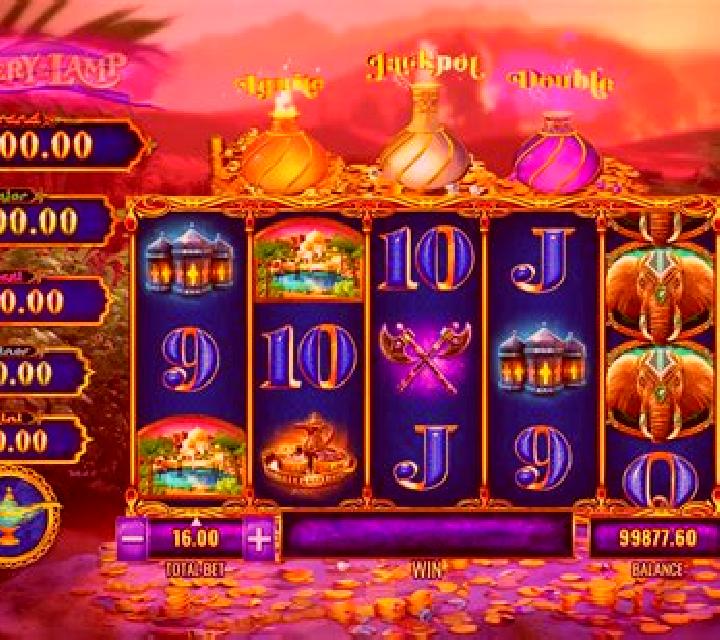 Mystery of the Lamp Enchanted Palace slot machine