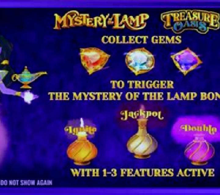 Mystery of the Lamp Treasure Oasis slot game