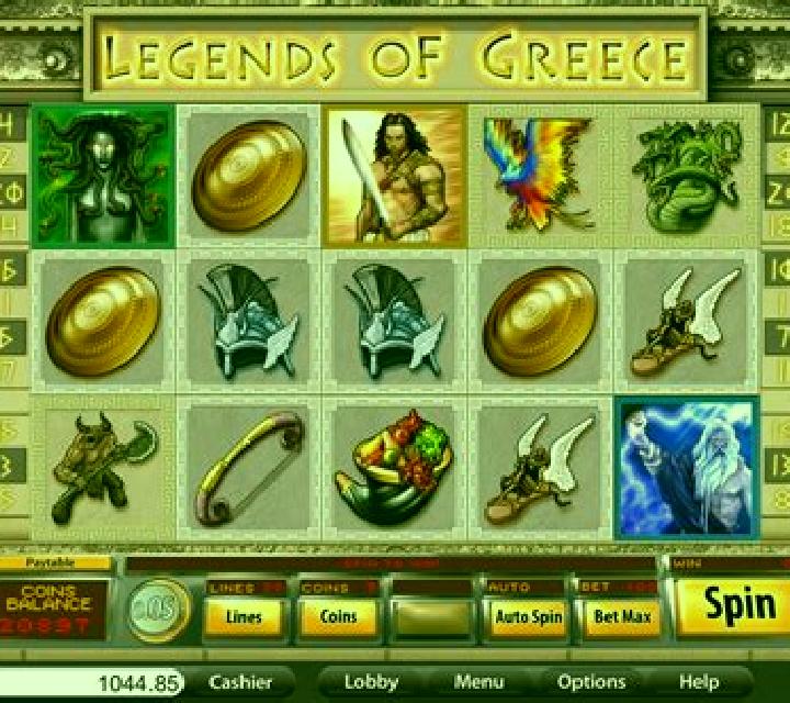 Mythical Creatures Of Greece slot machine