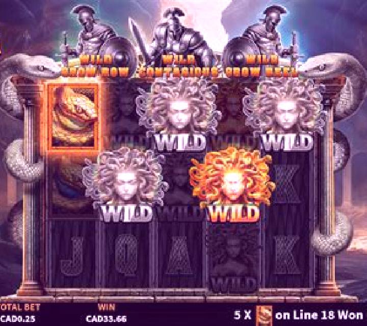 Mythological slot machine