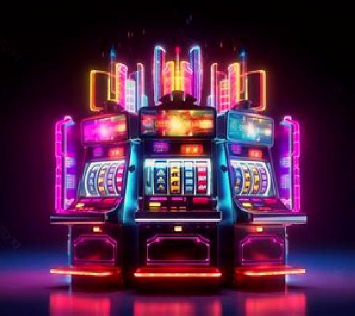 Neon Lights Quad slot machine