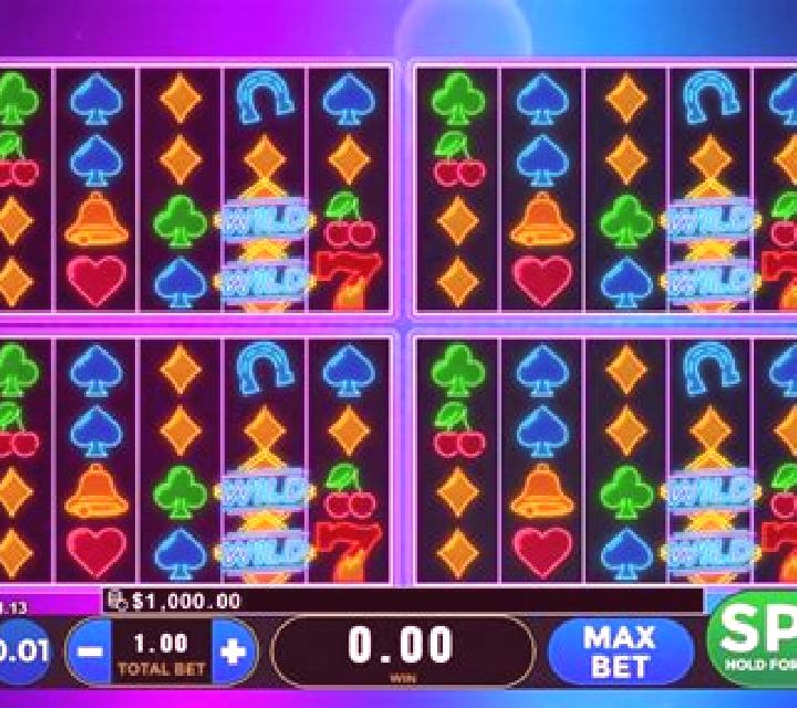 Neon Lights Quad slot