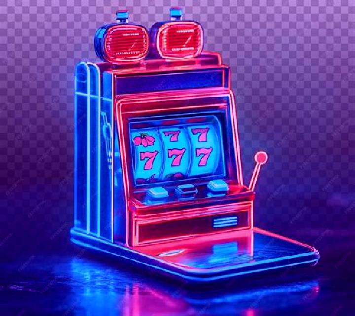 Neon slot machine