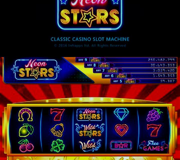 Neon Stars slot machine